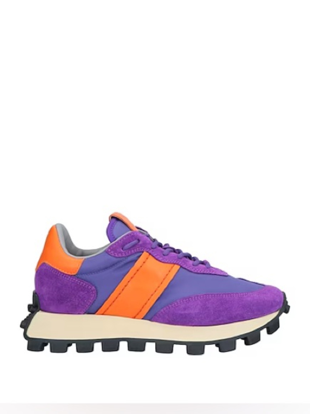 TOD’S SPORTIVA CANVAS & LEATHER SNEAKER size 37 / 7